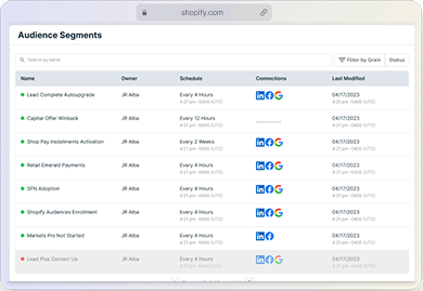 Shopify project screenshot